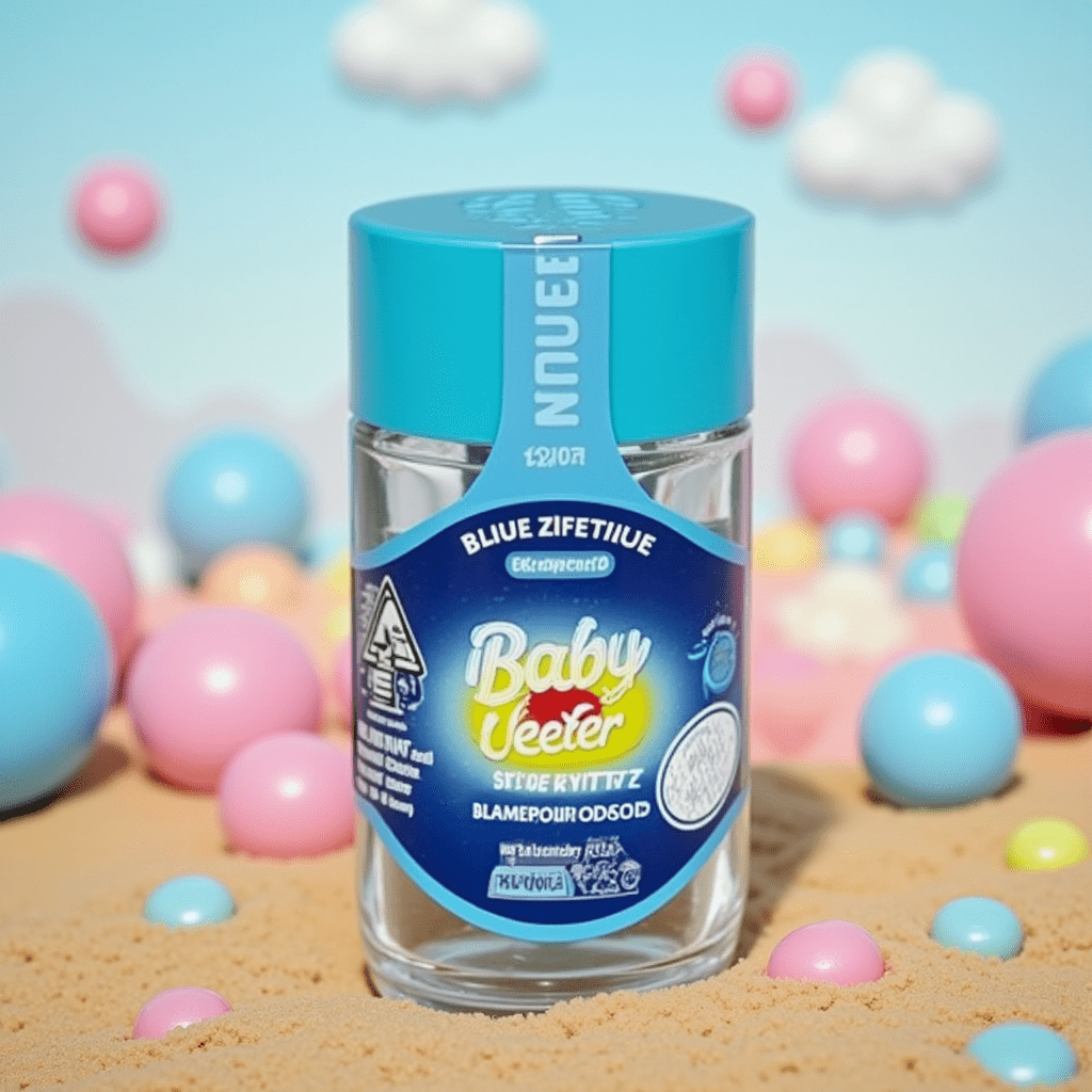 BABY JEETER (BLUE ZKITTLES) - 5 Pre rolls per Bottle - Image 2