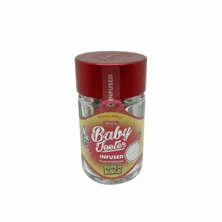 BABY JEETER (PEACH RINGZ) - 5 Pre rolls per Bottle