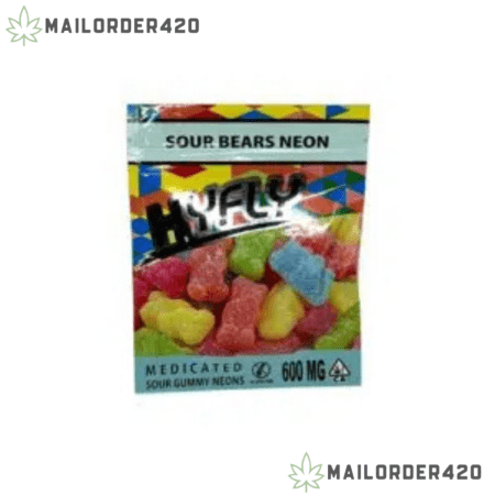HYFLY SOUR BEARS NEON 600MG