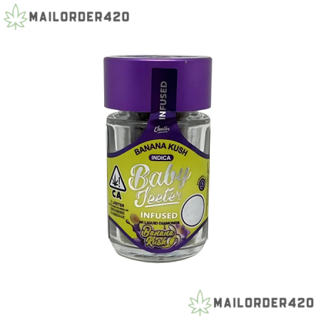 BABY JEETER (Banana Kush) - 5 Pre rolls per Bottle