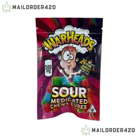SOUR KUSHY CHEWIES 500MG