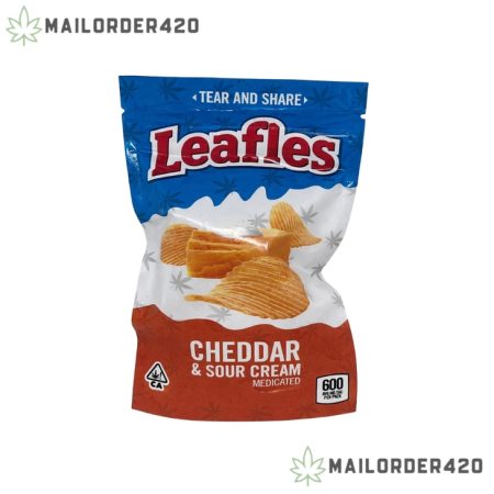 LEAFLES CHEDDAR AND SOUR CREAM 600 MG