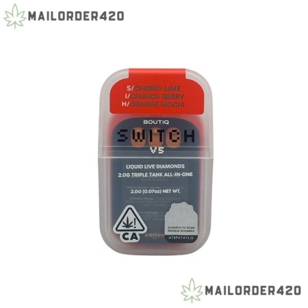 BOUTIQ SWTICH V5 (CHERRY LIME. CRUNCH BERRY. ORANGE MOCHI)